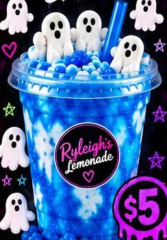 Illustration of the Booberry Smash drink