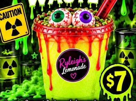 Illustration of the Toxic Waste drink