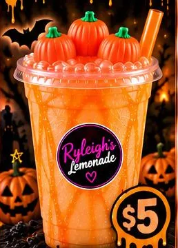 Illustration of the Jack-O-Lemonade drink