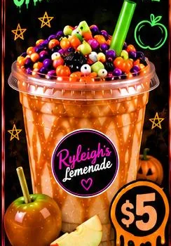 Illustration of the Wicked Caramel Apple drink